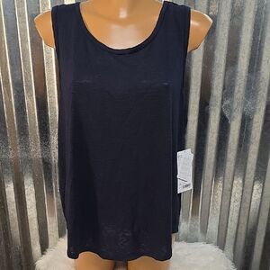 Athleta Navy Breezy Racerback Tank Top NWT!